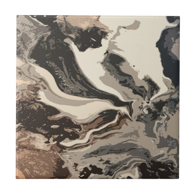 Abstract Texture Ceramic Tile (Front)