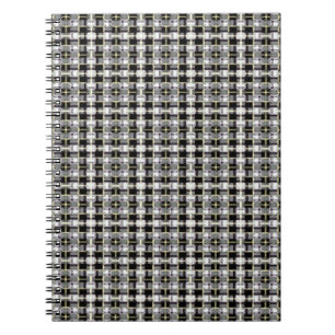abstract texture, colourful chequered pattern, sim notebook