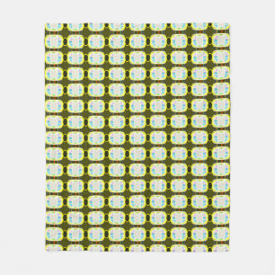 abstract texture, colourful gingham pattern, moder fleece blanket
