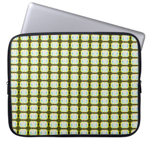 abstract texture, colourful gingham pattern, moder laptop sleeve
