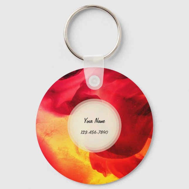 Abstract Texture Key Ring (Front)