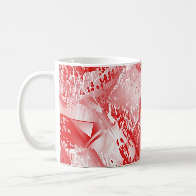 Abstract texture repeat creative modern pattern il coffee mug (Left)