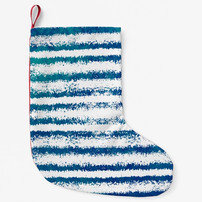 Abstract texture repeat modern patternabstract,ame small christmas stocking (Front)