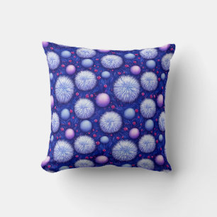 Abstract Texture with Glittering Orbs and Fuzzy Cushion