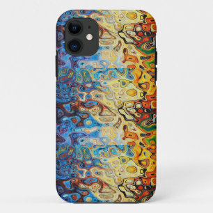 Abstract textured pattern iPhone 11 case