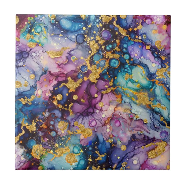 Abstract Textures  Ceramic Tile (Front)