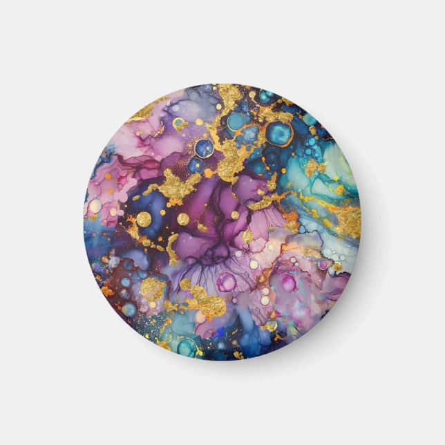 Abstract TexturesElectronics Bag Magnet (Front)