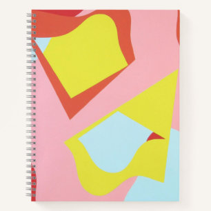 Abstract “The Eyes Have It” Spiral Notebook