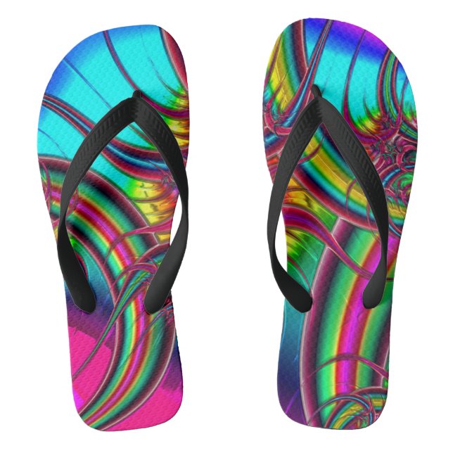 Abstract Thongs (Footbed)