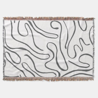Abstract Throw Blanket – Stylish Modern Home Acces