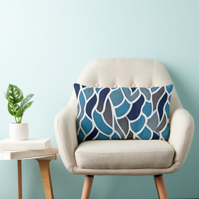Abstract Throw Pillow (Chair)