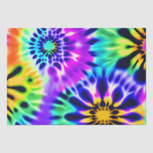 Abstract Tie Dye Adire Pattern Tissue Paper