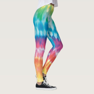 Abstract Tie Dye Leggings