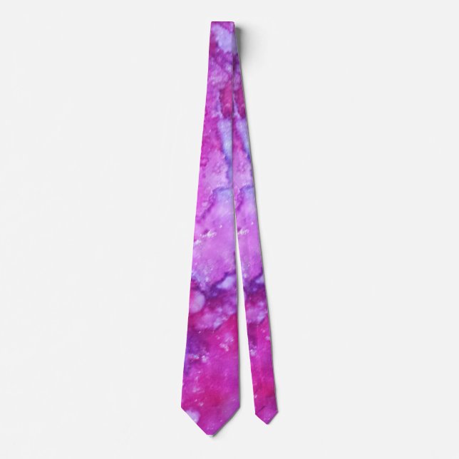 Abstract Tie - Purple Gemstone (Front)