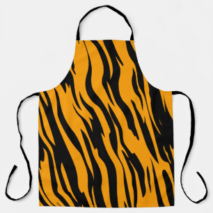 Abstract Tiger Skin Animal Pattern Fabric Apron