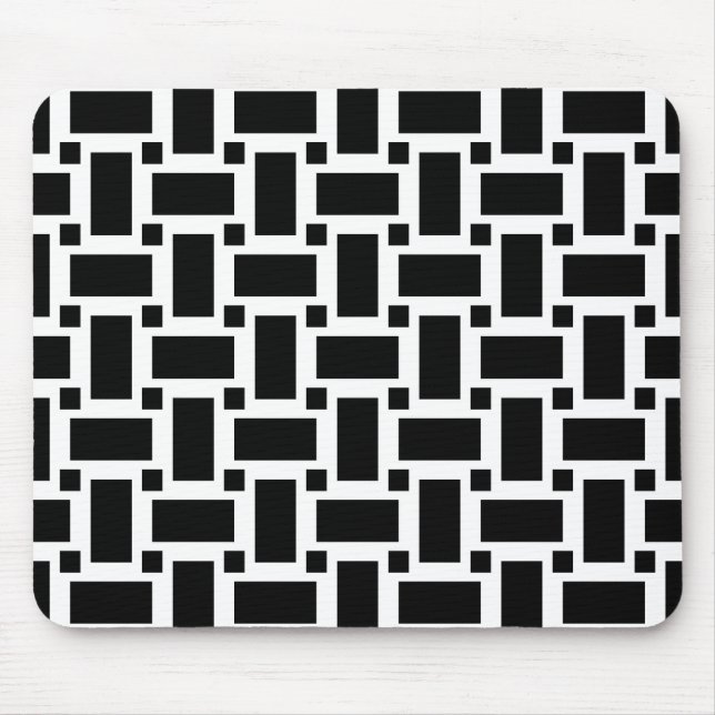 Abstract Tile Pattern Mouse Pad (Front)