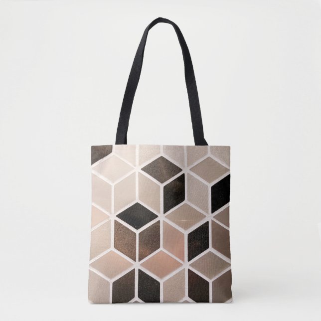 Abstract tiled background. tote bag (Front)