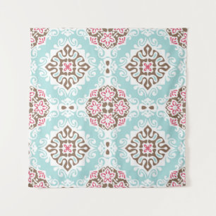Abstract Tiled: Vintage Seamless Pattern Tapestry