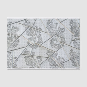 abstract tiles tissue paper
