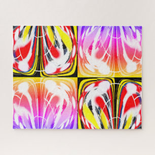 Abstract time and space travel art jigsaw puzzle