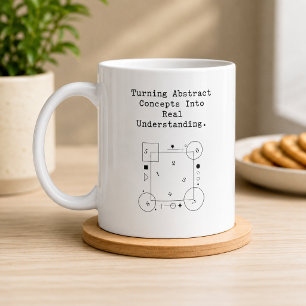 Abstract to Real Understanding Math Clarity Coffee Mug