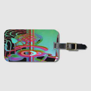 Abstract Togetherness Luggage Tag