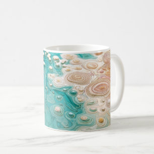 Abstract Topographic Ocean Art Coffee Mug