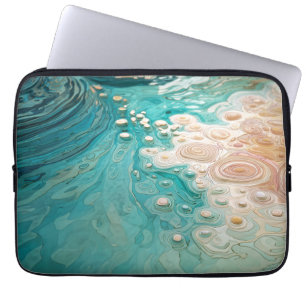 Abstract Topographic Ocean Art Laptop Sleeve