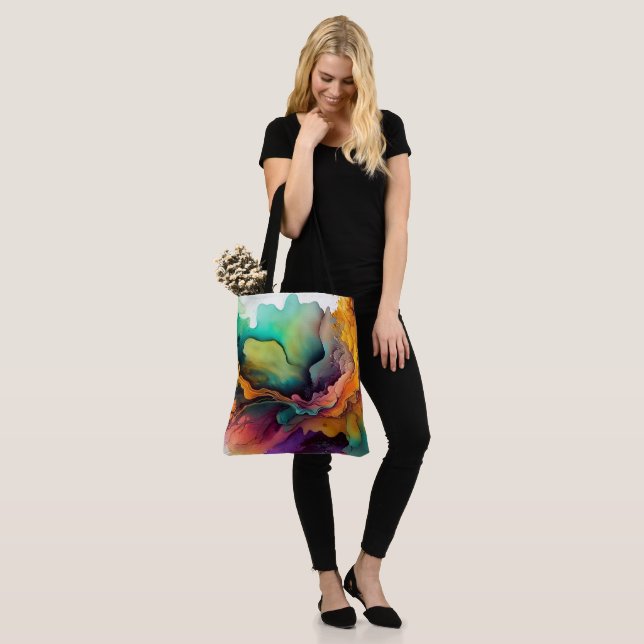 Abstract Tote (On Model)