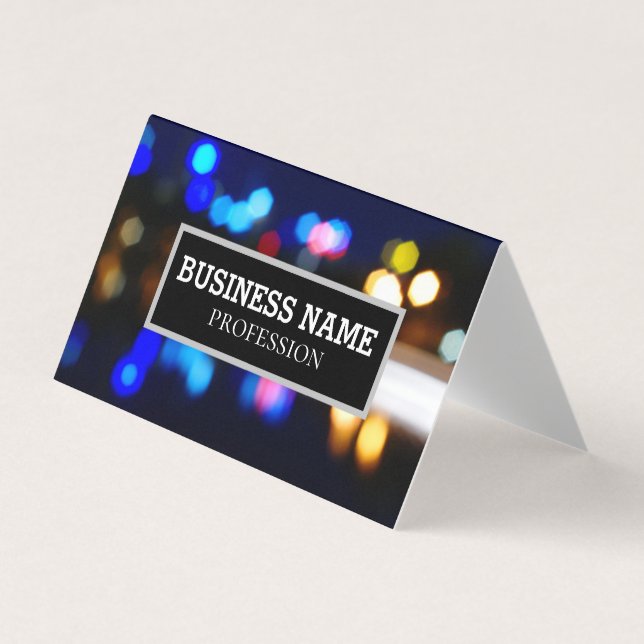 Abstract traffic lights business card (Front)