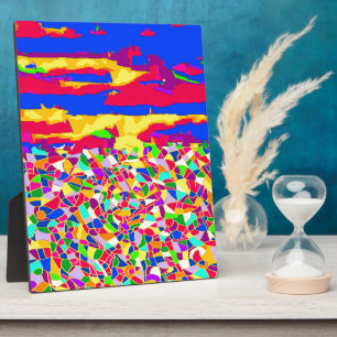 Abstract Transcendence-oil painting Plaque