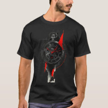 Abstract Trash Polka Pocket Watch Graphic T-Shirt