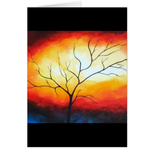 Abstract Tree Card (Front)