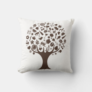 Abstract tree cushion