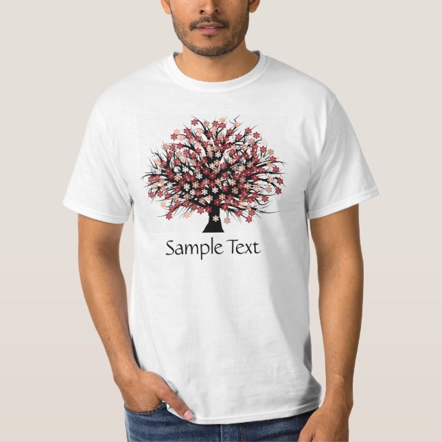 Abstract Tree Hugger T-Shirt (Front)