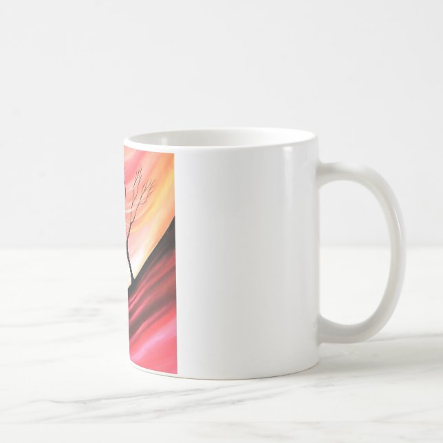Abstract Tree - Modern Art Coffee Mug (Right)