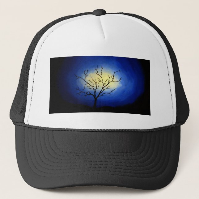 Abstract Tree - Modern Art Trucker Hat (Front)