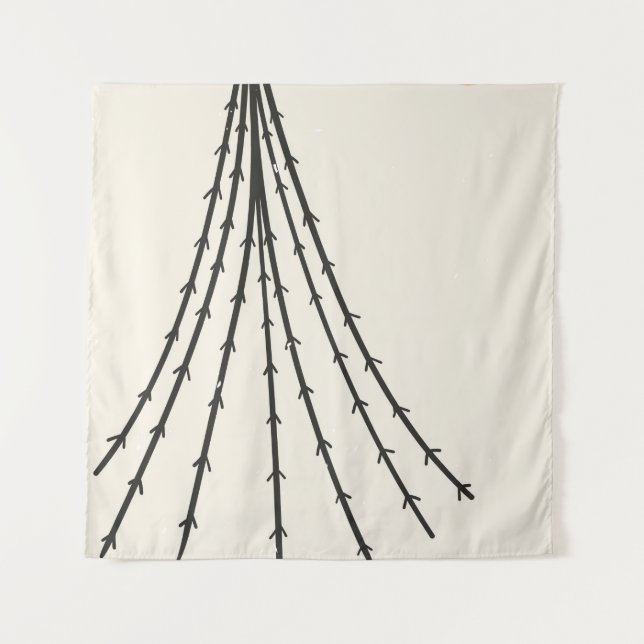 Abstract tree moon tapestry (Front)
