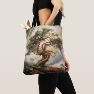 Abstract Tree Nature Symbolism Tote Bag