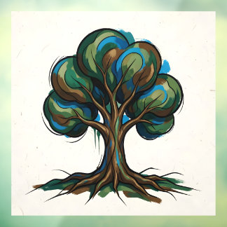 Abstract tree playful art