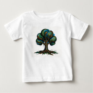 Abstract tree playful art baby T-Shirt