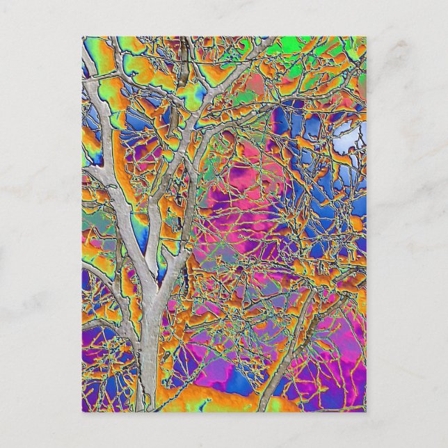Abstract Tree Postcard (Front)