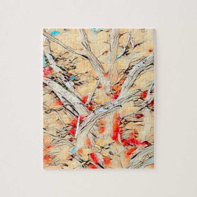 Abstract Tree Puzzle (Vertical)