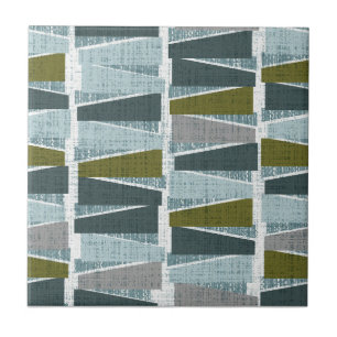 Abstract trees ceramic tile