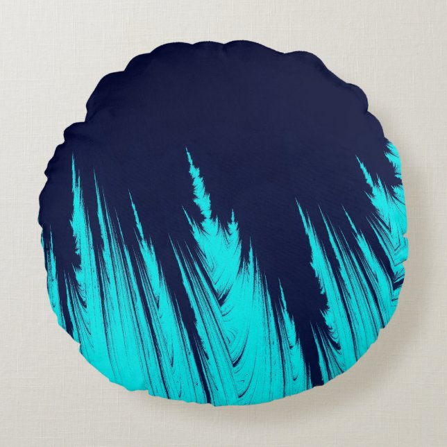 ABSTRACT TREES ROUND CUSHION (Front)