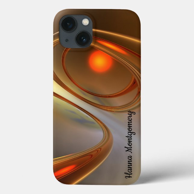 Abstract trendy and elegant 3d Design Case-Mate iPhone Case (Back)