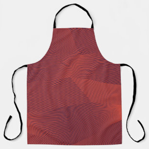Abstract, trendy, modern geometric graphic art apron