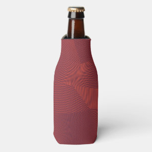 Abstract, trendy, modern geometric graphic art bottle cooler