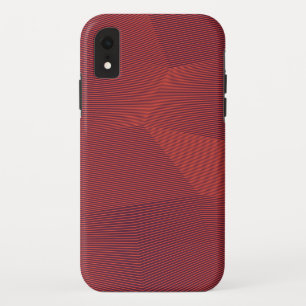Abstract, trendy, modern geometric graphic art iPhone XR case