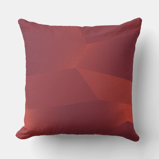 Abstract, trendy, modern geometric graphic art cushion (Front)